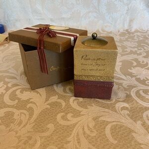 Holiday Gold and Red Decorative Ornament Gift Set
